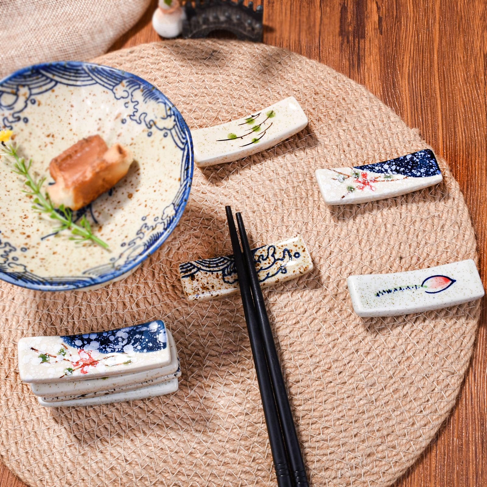 Amazon.com: Ceramic Chopsticks Holder,Japanese Chopstick Rest